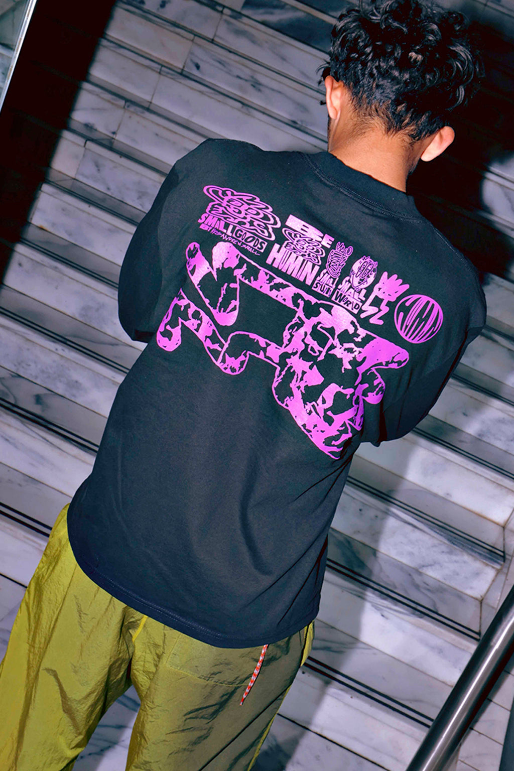 SG LONG SLEEVE 2.0 - NEON PUPRLE ON BLACK