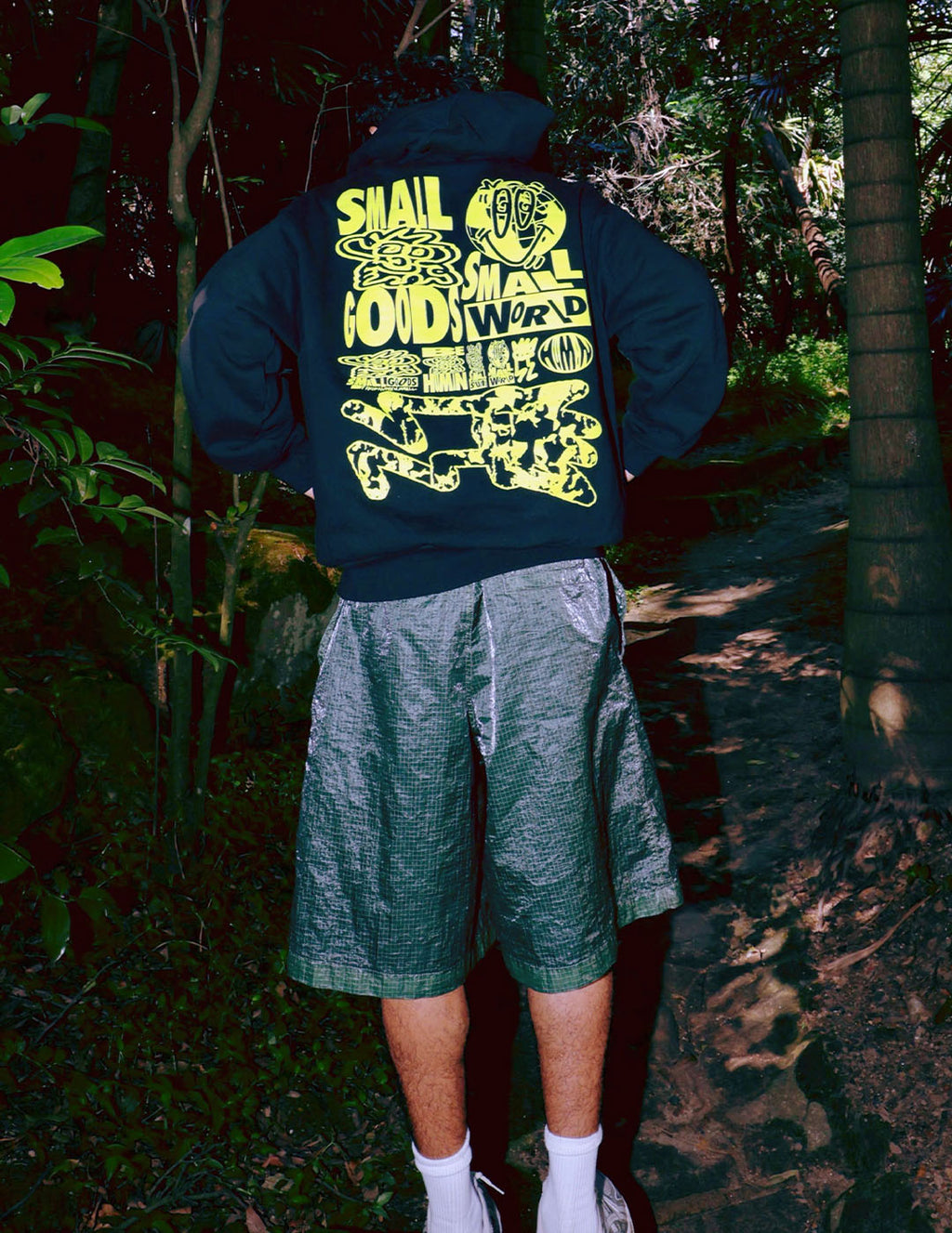 SG HOODIE 1.0 - NEON YELLOW ON BLACK