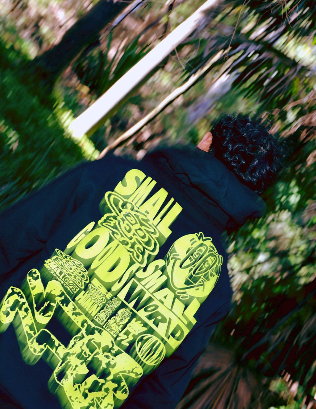 SG HOODIE 1.0 - NEON YELLOW ON BLACK