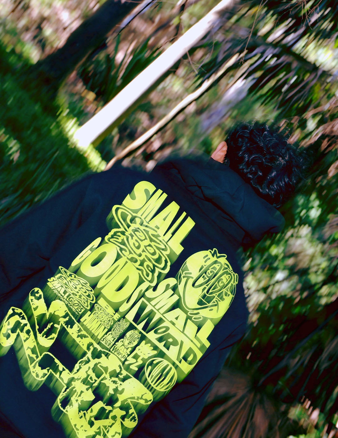 SG HOODIE 1.0 - NEON YELLOW ON BLACK