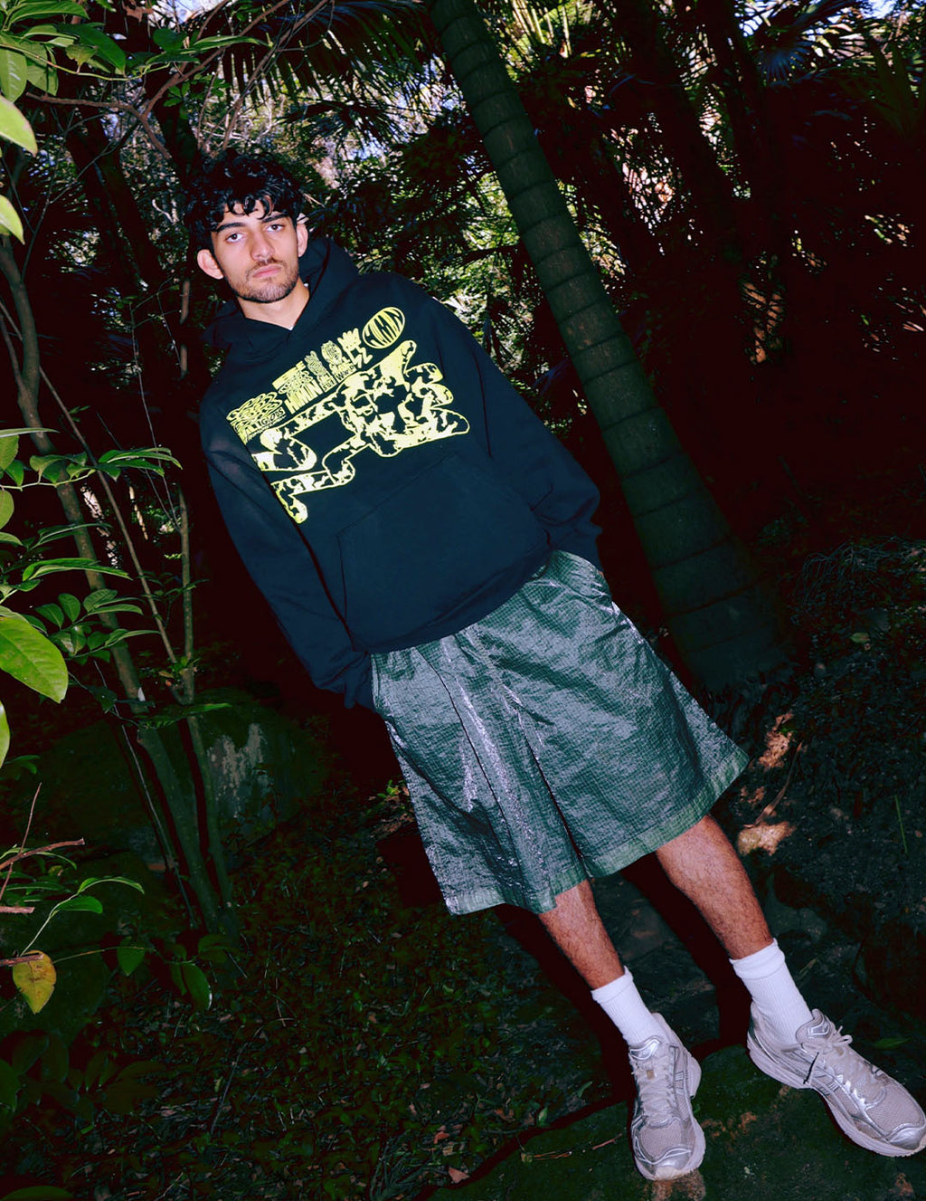 SG HOODIE 1.0 - NEON YELLOW ON BLACK